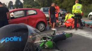 La scena dell’incidente