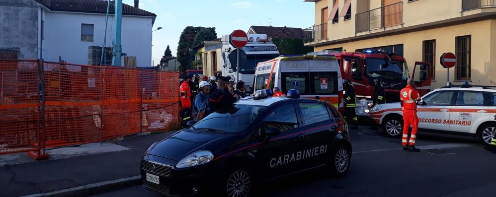 Bovisio Masciago: incidente via Agnesi angolo via Forlanini