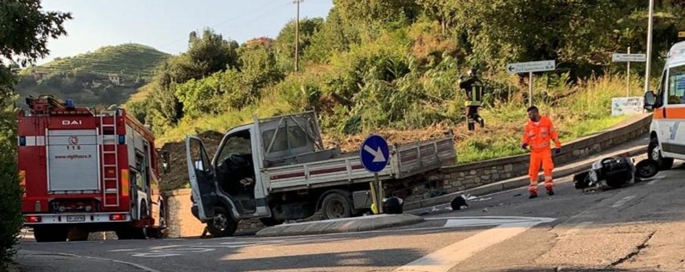 Incidente a Montevecchia grave 17 anni