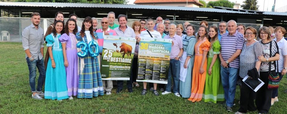 Una rappresentanza del gruppo volontario della Madonna della Campagna