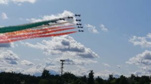 Monza: il sorvolo delle Frecce tricolori  per il Gp d’Italia 2019