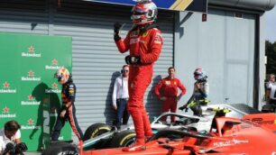 Charles Leclerc al Gran premio d’Italia di Formula 1 2019