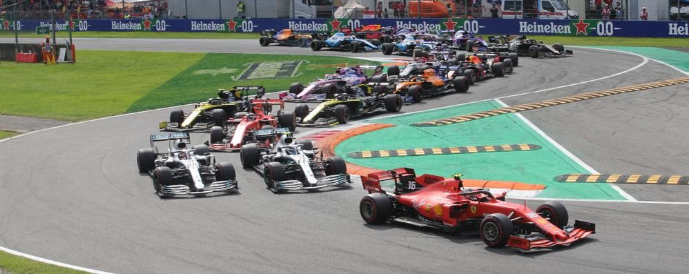 F1, Gp d’Italia 2019: la prima variante con la Ferrari di Leclerc davanti alle McLaren