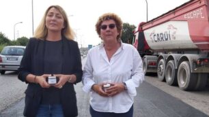 Paderno: Federica Giannattasio, ad della Iterchimica, e la vice sindaco di Città metropolitana Arianna Censi