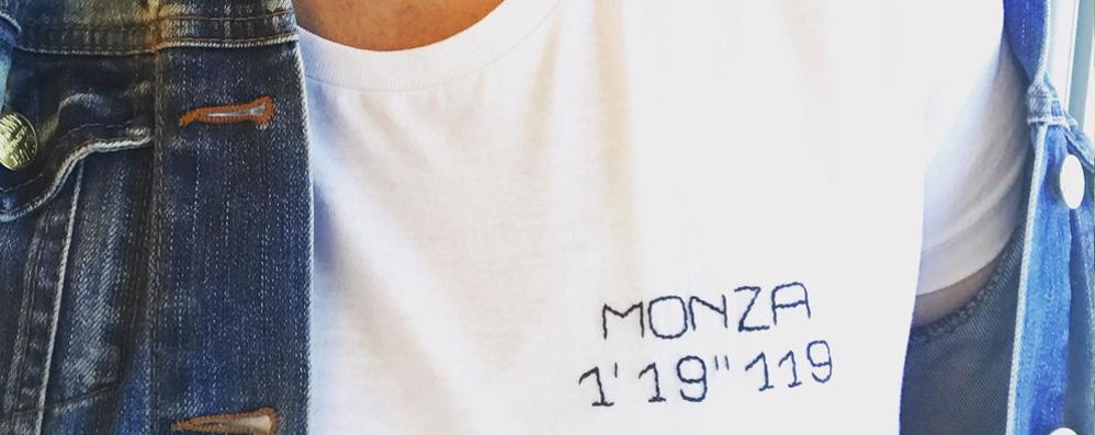 Per il GP d’Italia 2019 Amerigo Milano dedica una maglietta a Monza