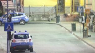 La polizia alla stazione di Monza