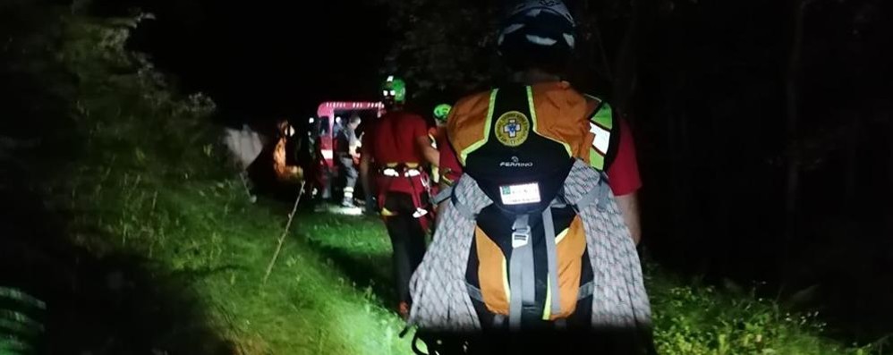 Cnsas Soccorso Alpino intervento per disperso Varedo - foto Soccorso Alpino