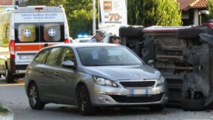 Sovico incidente sulla provinciale Sp 6