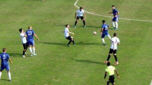 Calcio, Seregno - Fortunato in azione
