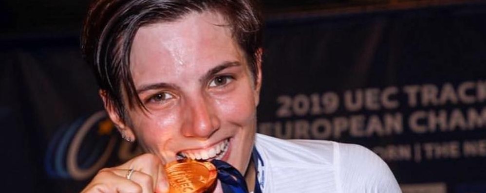 La gioia di Maria Giulia Confalonieri per la conquista della medaglia d’oro