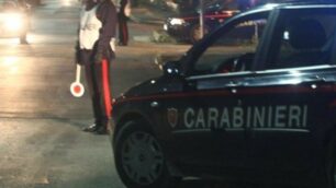 Carabinieri impegnati in un posto di controllo