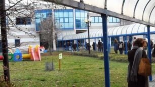 L’ingresso della scuola materna “Calastri” di Cesano Maderno