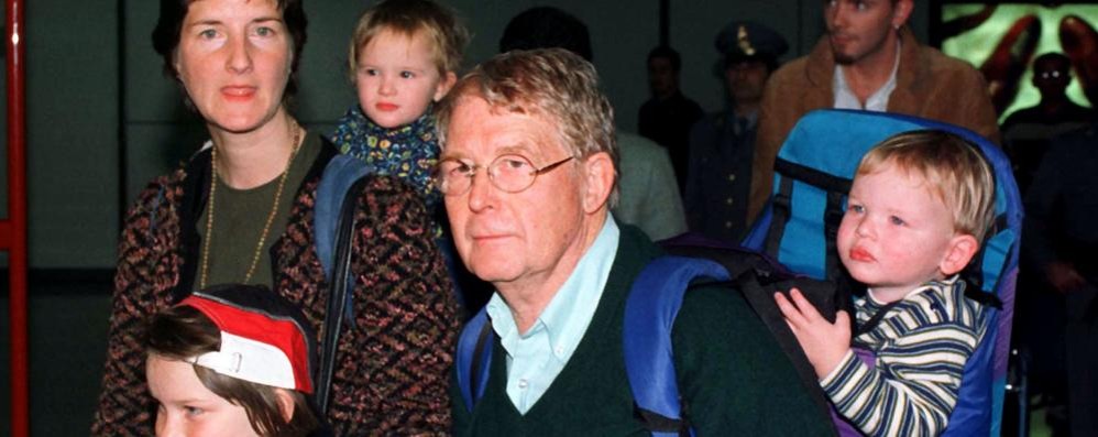 Margaret e Reginald Green con i figli in una foto del 1997