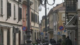 Monza: l’inizio di via Bergamo