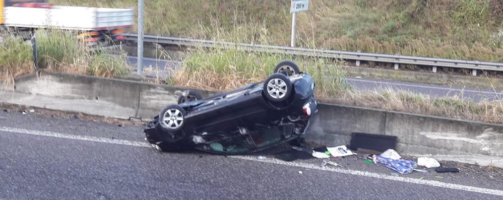 Incidente stradale Statale 36 Giussano 7 ottobre 2019