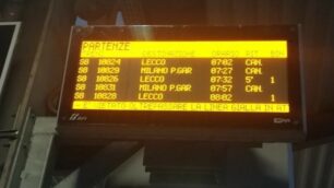 I treni della linea S8 in ritardo o, soprattutto, cancellati
