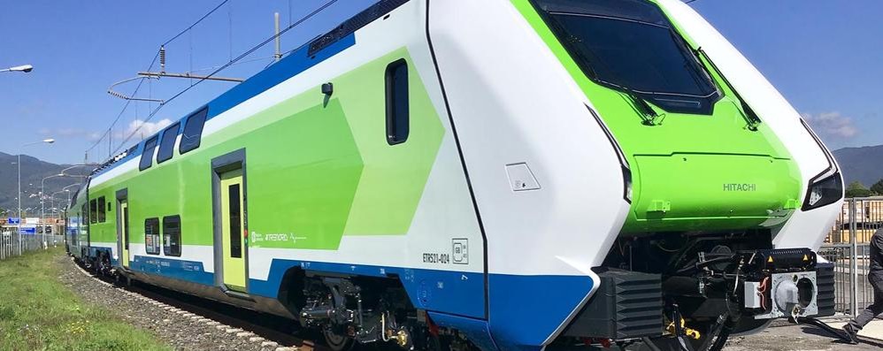 Il primo nuovo treno Hitachi per Trenord