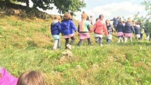 Vedano al Lambro: gli alunni della materna litta durante le uscite nel parco