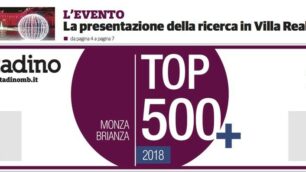 La copertina della Top 500 + 2018