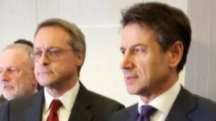 Carlo Bonomi e il presidente del consiglio Giuseppe Conte