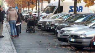 Seregno - I posti auto di corso Matteotti, riconvertiti da zona disco a pagamento