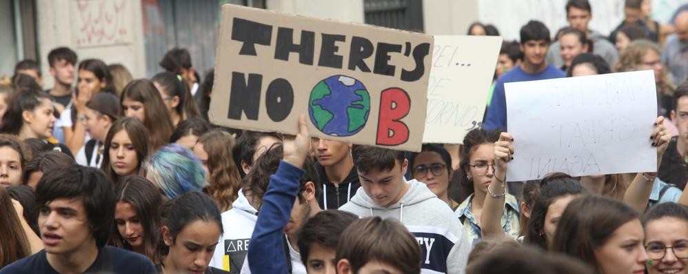 Monza Studenti in sciopero per il clima