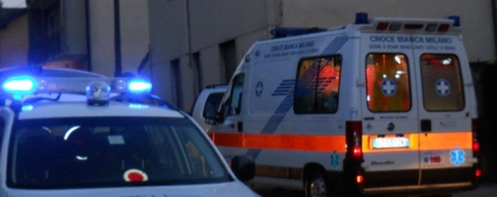 Ambulanza sul posto