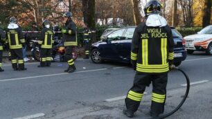 La scena dell’incidente (Foto Edoardo Terraneo)