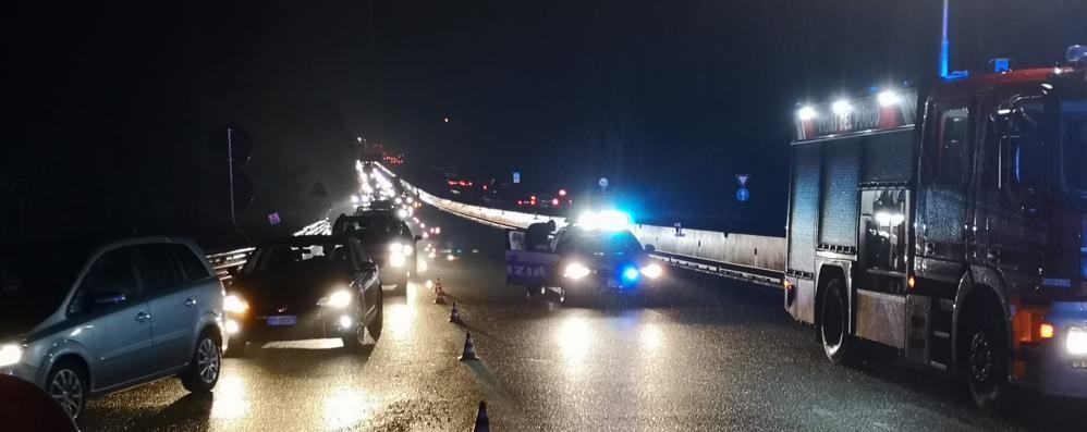 Incidente Statale 36 Briosco/Arosio direzione sud