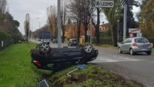 Lesmo incidente lunedì 25 novembre 2019