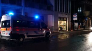 Lissone investimento pedone via Cattaneo martedì 19 novembre 2019