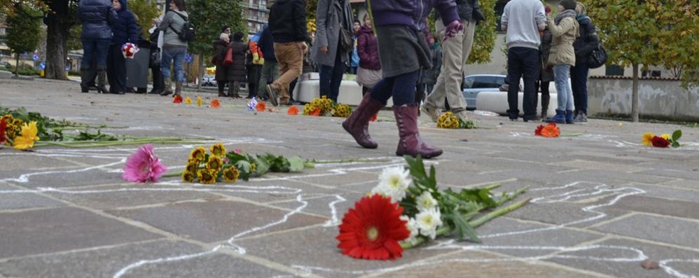 Manifestazione contro violenza donne