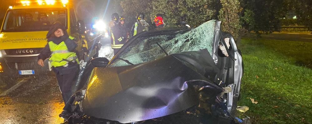 Monza incidente viale sicilia 3 novembre 2019