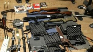 Alcune delle armi sequestrate a livello nazionale nell’operazione