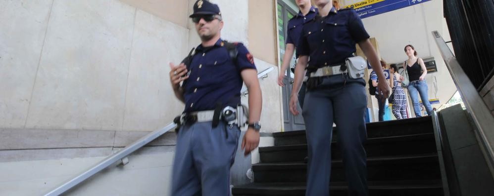 Monza Stazione Fs polizia di stato