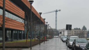 L’ingresso dell’ospedale di Vimercate