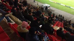 I nuovi seggiolini allo stadio BrianteoFoto Marturano