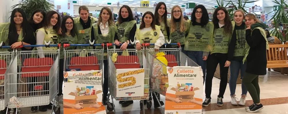 Colletta alimentare con l’Istituto Porta a Monza