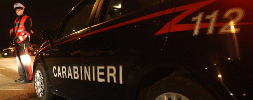 I carabinieri in un intervento notturno