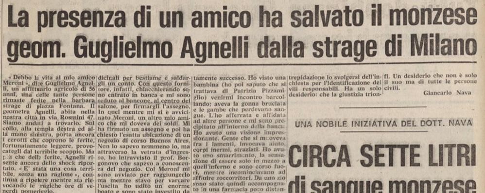 L’articolo di Giancarlo Nava su Guglielmo Agnelli sul Cittadino del 18 dicembre 1969