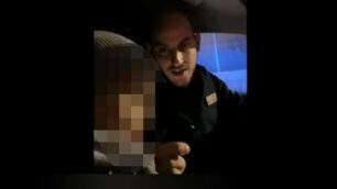 Monza volante polizia con il bambino Lorenzo - dal video pubblicato da Polizia di Stato