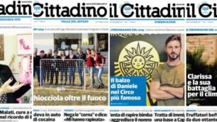 Le prime pagine de il Cittadino di sabato 28 dicembre con i 4 personaggi dell’anno scelti, per la Brianza, dal nostro giornale.