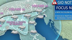 Meteo Monza Brianza neve
