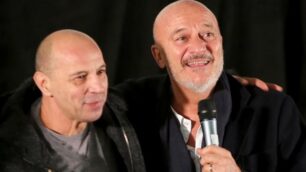 Monza inaugurazione cinema capitol: Aldo Baglio e Claudio Bisio