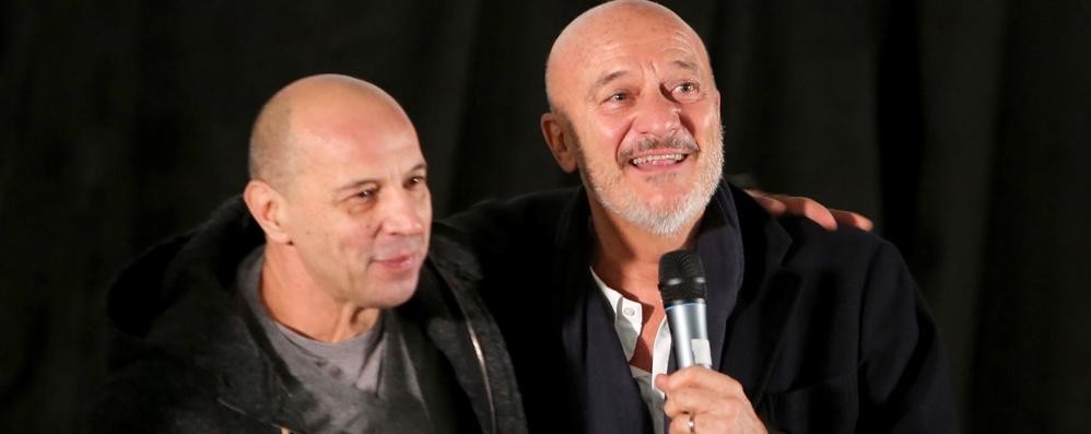 Monza inaugurazione cinema capitol: Aldo Baglio e Claudio Bisio