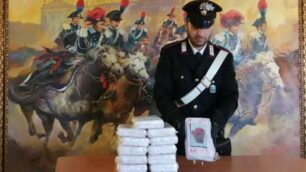 La cocaina sequestrata dai carabinieri di Desio