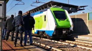Il Caravaggio alla stazione di Ceriano Laghetto, protagonista del set con Renato Pozzetto