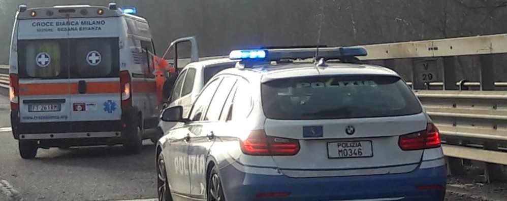 Incidente in ss36sud all'altezza di Briosco.