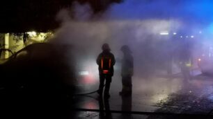 Capodanno: le foto degli incendi a Seregno e Cesano Maderno