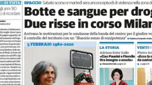 prima pagina il Cittadino giovedì 30 gennaio 2020